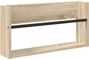 vidaXL Regał na gazety z półką dębowy Sonoma 60 x 12 x 30 cm 2