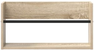 vidaXL Regał na gazety z półką dębowy Sonoma 60 x 12 x 30 cm 5