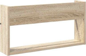 vidaXL Regał na gazety z półką dębowy Sonoma 60 x 12 x 30 cm 7