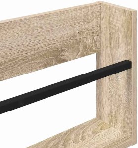 vidaXL Regał na gazety z półką dębowy Sonoma 60 x 12 x 30 cm 8