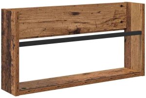 vidaXL Regał na gazety z półką w stylu vintage 60 x 12 x 30 cm 2