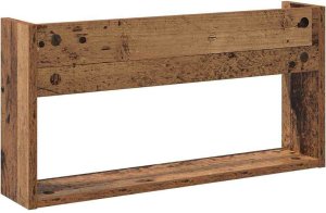 vidaXL Regał na gazety z półką w stylu vintage 60 x 12 x 30 cm 7