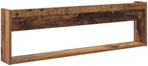 vidaXL Regał na gazety z półką w stylu vintage, 100 x 12 x 30 cm 7