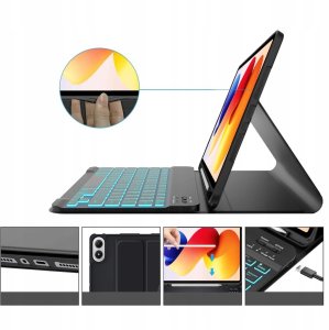 TECH-PROTECT SC PEN + KEYBOARD XIAOMI POCO PAD M1 / REDMI PAD 2 PRO 12.1 BLACK 3