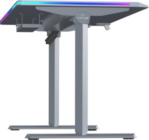 Biurko Ultradesk QUEST Szare 140 cm x 70 cm Szare nogi 10