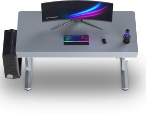 Biurko Ultradesk QUEST Szare 140 cm x 70 cm Szare nogi 3