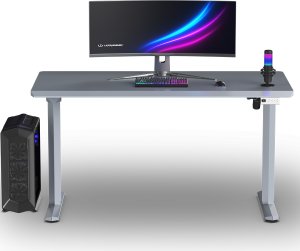 Biurko Ultradesk QUEST Szare 140 cm x 70 cm Szare nogi 4