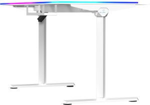 Biurko Ultradesk QUEST Białe 140 cm x 70 cm Białe nogi 12