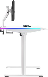 Biurko Ultradesk QUEST Białe 140 cm x 70 cm Białe nogi 8