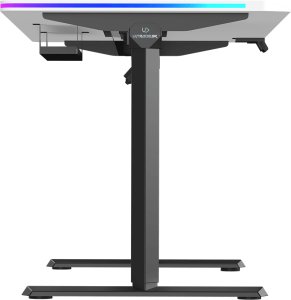 Biurko Ultradesk QUEST Czarno-Białe 140 cm x 70 cm Czarne nogi 11