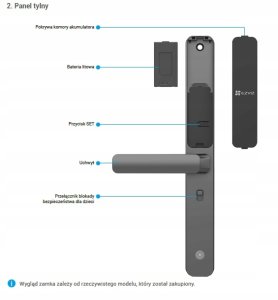 Ezviz Smart door handle CS-DL06 (WBCP) 4