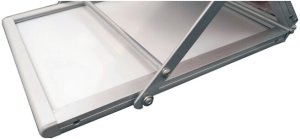 Twinco Brochurestativ TWIN Light Z-Shape A4 model podłogowy 6 fag srebrny 3