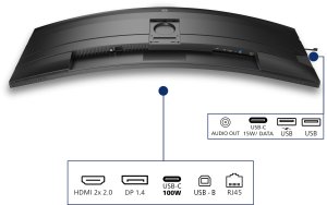 Monitor Philips 5000 series 49B2U5900C/00 monitor komputerowy 124 cm (48.8") 5120 x 1440 px Dual QHD LCD Czarny 4