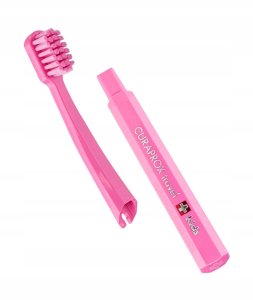 Curaprox TRAVEL SET KIDS RÓŻOWY składana 5