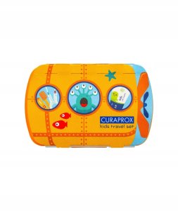 Curaprox TRAVEL SET KIDS POMARAŃCZOWY 3