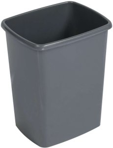 Kosz na śmieci Maul kosz na śmieci 5 l Prostokątny kosz na śmieci z plastiku, polipropylen (PP) ciemnoszary, biały 7