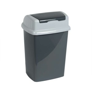 Kosz na śmieci Maul kosz na śmieci 10 l Prostokątny kosz na śmieci z plastiku, polipropylenu (PP) ciemnoszary, biały 6