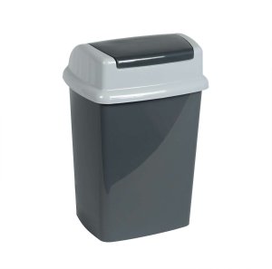 Kosz na śmieci Maul kosz na śmieci 24 l Prostokątny Plastik Ciemny Szary Biały 6