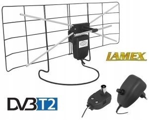 Antena RTV ANTENA TV LX0799/P wewnętrzna z zasilaczem 5