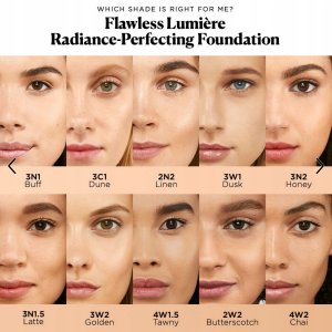 Flawless Lumiere Radiance Perfecting Foundation podkład do twarzy 3W2 30ml 7