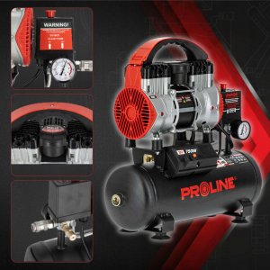 KOMPRESOR BEZOLEJOWY 9L, 750W/1KM, 8BAR, 167L/MIN PROLINE 13