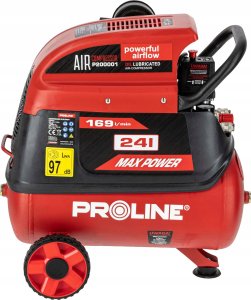 KOMPRESOR OLEJOWY 24L, 1500W/2KM, 8BAR, 169L/MIN PROLINE 2