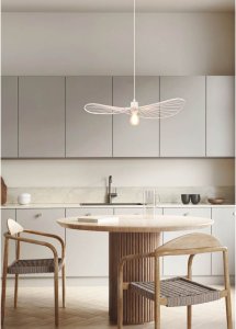 Lampa wisząca RL Light Lampa wisząca do salonu Chapeau R31451031 parasol japandi biały 8