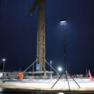 Scangrip Lampa do oświetlania dużych obszarów roboczych 80000 lm SITE LIGHT 80 03.5269 w walizce transportowej 49.0390 10