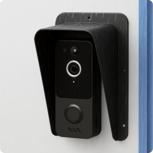 DASZEK OCHRONNY DO ZAMKA SZYFROWEGO KODOWEGO DZWONKA BEZPRZEWODOWEGO CZARNY 3