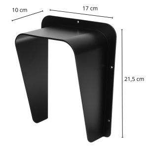 DASZEK OCHRONNY DO ZAMKA SZYFROWEGO KODOWEGO DZWONKA BEZPRZEWODOWEGO CZARNY 4