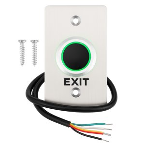 PRZYCISK WYJŚCIA WEJŚCIA OTWARCIA DO DRZWI FURTKI BRAMY PODŚWIETLANY LED 7