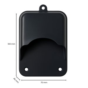 DASZEK OCHRONNY DO DZWONKA BEZPRZEWODOWEGO OSŁONA PRZYCISKU CZARNA 4