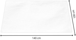 Mata ochronna pod krzesło i fotel biurowy 140x100 cm podkładka na biurko przezroczysta UNIWERSALNY 13