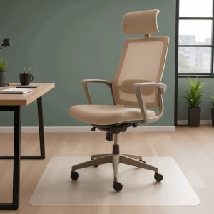 Mata ochronna pod krzesło i fotel biurowy 140x100 cm podkładka na biurko przezroczysta UNIWERSALNY 9