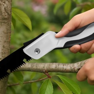 VERGIONIC Piła ręczna składana 250 mm do drewna i gałęzi ogrodowa 3