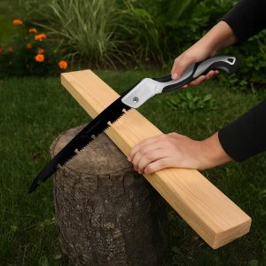 VERGIONIC Piła ręczna składana 250 mm do drewna i gałęzi ogrodowa 4
