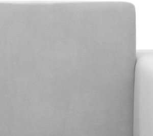 vidaXL Kanapa dla dziecka, rozkładana, jasnoszara, miękki plusz 7