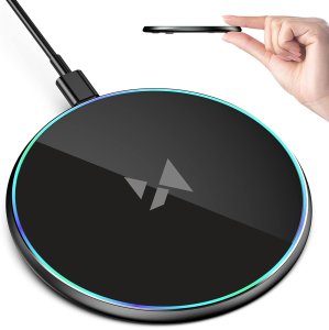 Ładowarka Wozinsky Ładowarka indukcyjna WLI-01Y 15W Qi z kablem USB-C - czarny 5