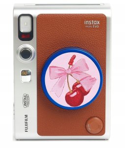 LoveInstant Naklejka Dekoracyjna Na Dekielek Do Fuji Fujifilm Instax Mini Evo / 3m / Czerwone Wiśnie 6