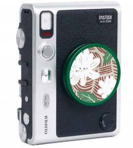 LoveInstant Naklejka Dekoracyjna Na Dekielek Do Fuji Fujifilm Instax Mini Evo / 3m / Kwiaty Retro 5