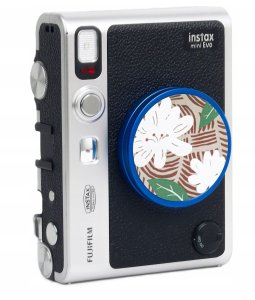 LoveInstant Naklejka Dekoracyjna Na Dekielek Do Fuji Fujifilm Instax Mini Evo / 3m / Kwiaty Retro 6