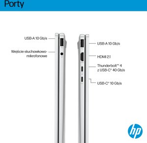Laptop HP OmniBook X Flip 2-in-1 NG AI 14-fm0002nw - Ultra 5 226V | 14"-3K-OLED-Touch | 16GB | 1TB | Win11Home | Glacier Silver 3