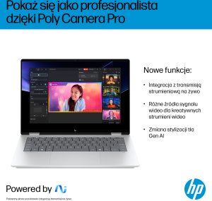 Laptop HP OmniBook X Flip 2-in-1 NG AI 14-fm0002nw - Ultra 5 226V | 14"-3K-OLED-Touch | 16GB | 1TB | Win11Home | Glacier Silver 6