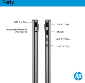 Laptop HP OmniBook X Flip 2-in-1 NG AI 14-fk0003nw - Ryzen AI 7 350 | 14"-3K-OLED-Touch | 32GB | 1TB | Win11Home | Meteor silver 3