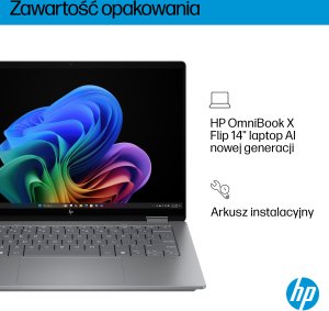 Laptop HP OmniBook X Flip 2-in-1 NG AI 14-fk0003nw - Ryzen AI 7 350 | 14"-3K-OLED-Touch | 32GB | 1TB | Win11Home | Meteor silver 4
