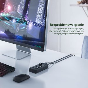 HUB USB Orico 16x USB-A 3.2 Gen1 (CT2U3-16AB-EU-BK-BP) 12