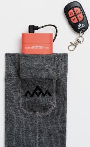 Heat Experience HeatX Heated Everyday Socks w/batt. V2 S Grey - EU37/39 4