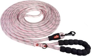 Pets Collection Smycz sznurówka dla psa 10m 13mm różowy 160