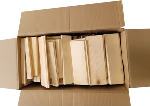 Wood OK Drewno rozpałkowe, świerkowe, suche, 25 kg, woodok 162