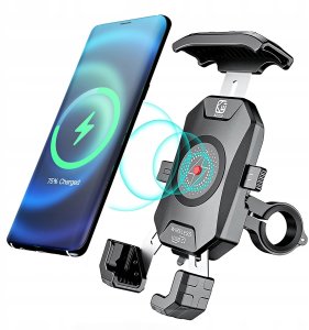 eXtremestyle Uchwyt motocyklowy na telefon z ładowarką indukcyjną i szybką USB-C - R15W-PD (UCH000191) 12